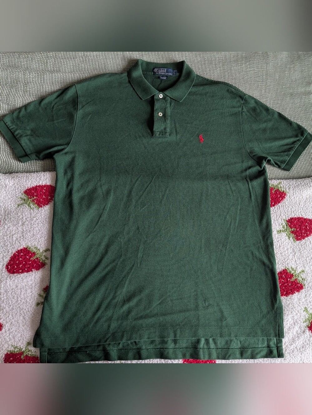Polo Ralph Lauren Forest Green Men's Classic Fit Polo Shirt Size Large